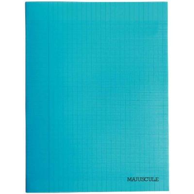  Cahier Piqure 96p Couverture Pp 24x32 Seyes Bleu