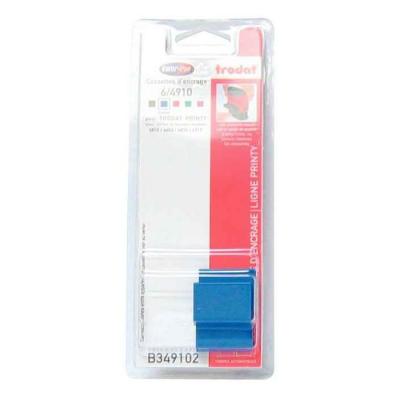 TRODAT  - Cassette Ref 6/4910 Encre Bleu - Blister De 3