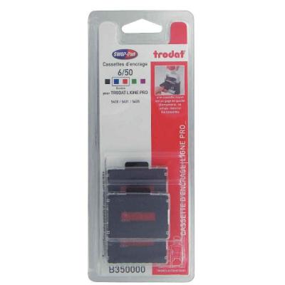 TRODAT Blister de 3 recharges  6/50/2 bicolores pour 5430L