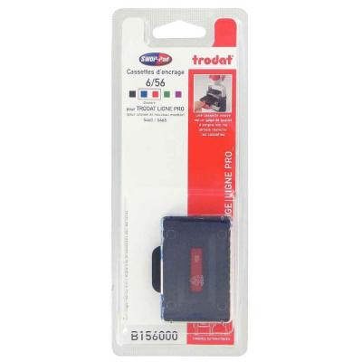 TRODAT Cassette ref 6/56/2 bicolore - Blister de 1