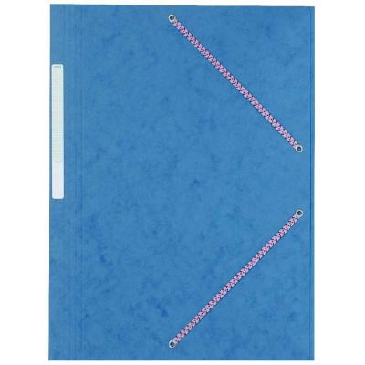 AUTRE Chemise 3 Rabats &Agrave; &Eacute;lastiques. Coloris : Bleu. Carte Lustr&eacute;e 7/10 &Egrave;me. 600g