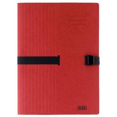 ELBA  Clip 'N' Go Chemise A4 Carte Rouge Bordeaux