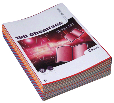 OTTO OFFICE Rainex Paquet de 100 chemises Super carte 250 grammes 24x32 Assorties