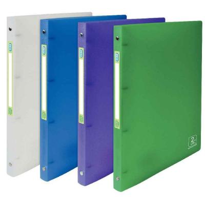 ELBA Classeur en polypropyl&egrave;ne 2ND LIFE, dos 20 mm. 4 anneaux ronds diam&egrave;tre 15 mm, A4 (21