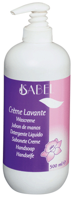 ISABEL  - Cr&egrave;me Lavante avec Pompe - Flacon de 500 ml
