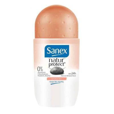 SANEX D&eacute;odorant bille  Natur Protect peaux sensibles, le flacon de 50 ml