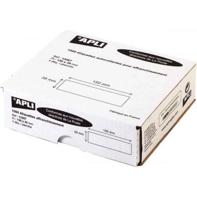 NO NAME Etiquette d'affranchissement Avery 155x40mm 1 front - boite de 1000