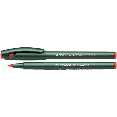 SCHNEIDER  187912&nbsp;fibre stylo topw riter 157, 0,8&nbsp;mm, rouge