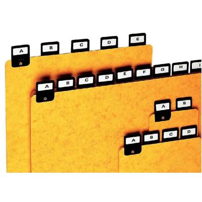 COUTAL  - Intercalaires Alphabetiques H150x100 - Jeu De 25