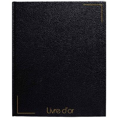 SIGN Livre d' or 128p noir tranche or