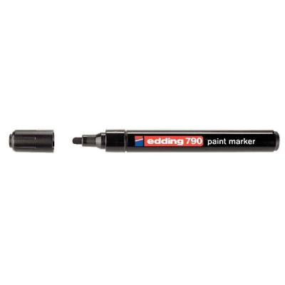 EDDING Marqueur peinture permanent  790 pointe ogive noir 