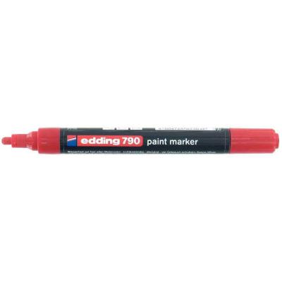 EDDING Marqueur peinture permanent  790 pointe ogive rouge