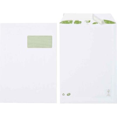 GPV   pochettes, c4, 229 x 324 mm, avec fen&ecirc;tre &agrave; droite noir