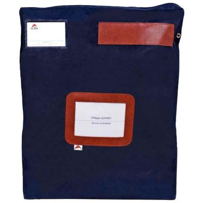 ALBA   sac navette ""pocsougm b"", avec soufflet, en nylon, bleu noir