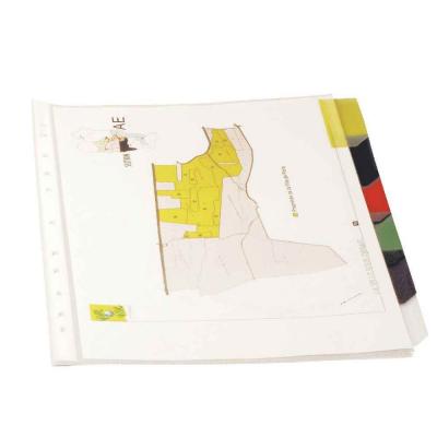 GENERIQUE Pochettes intercalaires polypropyl&egrave;ne onglet couleurs - jeu de 6