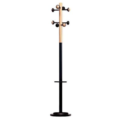 Portemanteau accueil mod&egrave;le bois noir/h&ecirc;tre 100340701