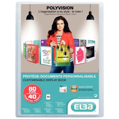 ELBA MODLING Prot&egrave;ge-documents transparent personnalisable 80v incolore