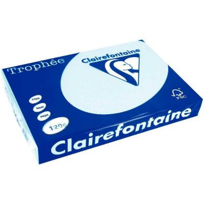 CLAIREFONTAINE Ramette papier couleur  A4 120g - Bleu aliz&eacute;