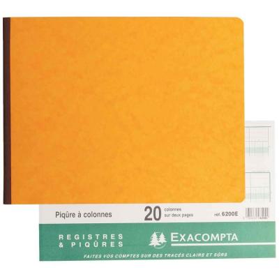 EXACOMPTA  6200E Piqure 25/32 20 Colonnes 80 Pages