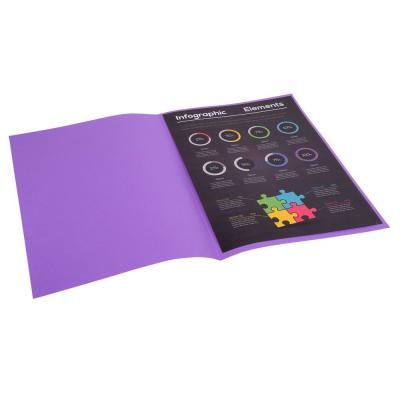 RAINEX Sous-chemise  violine 80g 22x31 - Paquet de 100