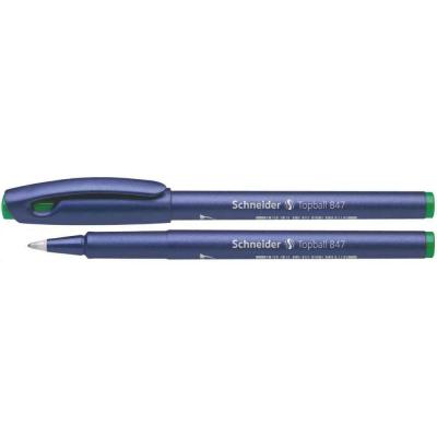 SCHNEIDER  Lot de 3 Rollers &agrave; encre Topball 847 pointe Conique 05 vert