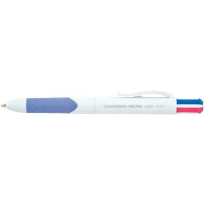 PAPERMATE Stylo Bille 4 Couleurs Inkjoy Quatro&trade; Coloris Fun