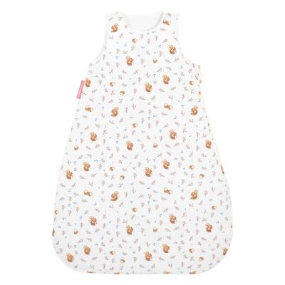 LITTLE CREVETTE Gigoteuse b&eacute;b&eacute; coton bio &eacute;cureuil Noisette - personnalisable