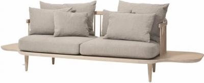 &TRADITION Canap&eacute; 2 places avec plateaux beige SC3 Fly -