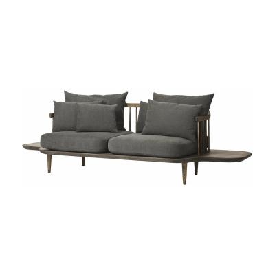 &TRADITION Canap&eacute; 2 places avec plateaux gris SC3 Fly -