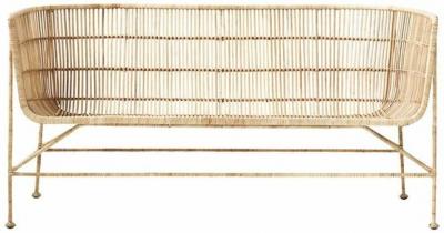 HOUSE DOCTOR Canap&eacute; en rotin naturel sans coussin d'assise Coon - 