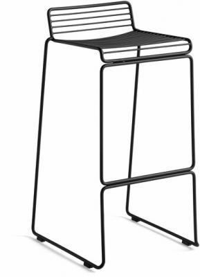 HAY Tabouret de bar Hee - Hauteur d'assise 75 cm - noir
