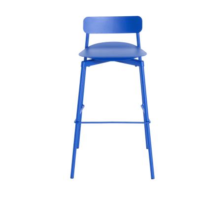 Petite Friture Tabouret de bar Fromme - bleu - Hauteur d'assise 65 cm