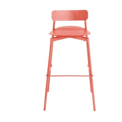 Chaise de bar outdoor corail 65 cm Fromme - Petite friture