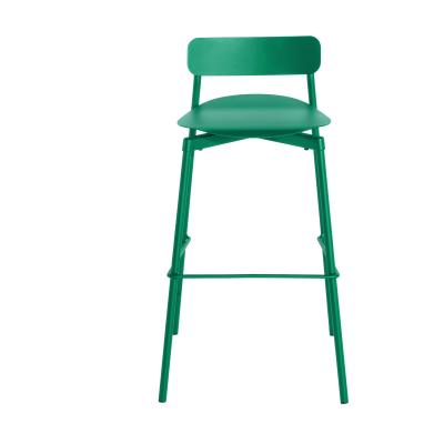 Chaise de bar outdoor vert menthe 65 cm Fromme - Petite friture