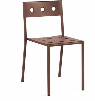 HAY Chaise de jardin en acier rouge Balcony - 