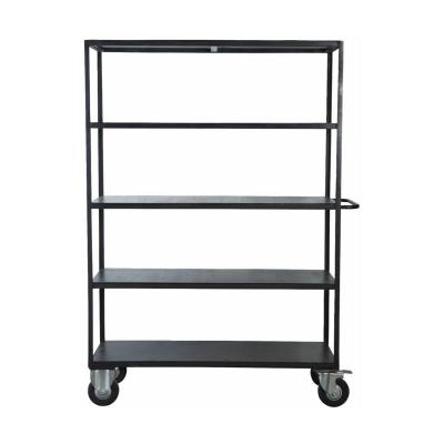 House Doctor Rack avec 4 roues Noir 