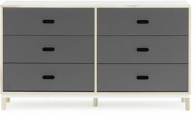 Commode &agrave; 6 tiroirs gris Sideboard Grey - Normann Copenhagen