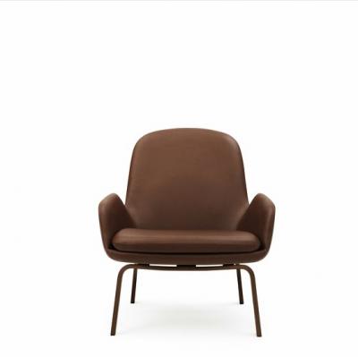 NORMANN COPENHAGEN Fauteuil Era avec structure en bois - Noyer/ Tango cuir 41598