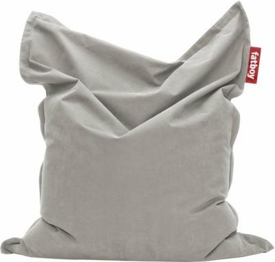 FATBOY Grand pouf Original Stonewashed gris argent&eacute; - 