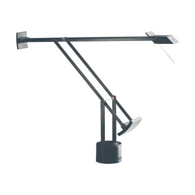 ARTEMIDE Lampe de bureau - TIZIO Aluminium H max119cm, Base Diam 11cm Noir