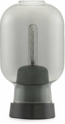 NORMANN COPENHAGEN  - Lampe de amp table, marbre noir / fum&eacute;