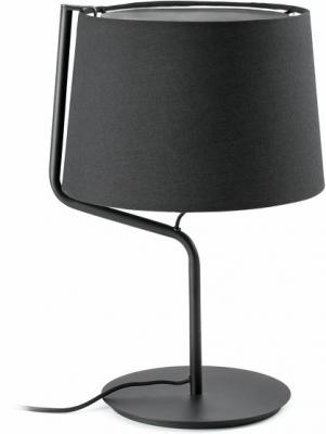 FARO BARCELONA Lampe de table en m&eacute;tal noir Berni - 