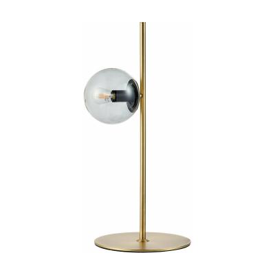 BOLIA Lampe de table Orb m&eacute;tal or transparent / Laiton - H 57 cm - 