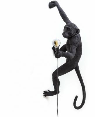 SELETTI Monkey Applique D'ext&eacute;rieur Singe Accroch&eacute; Droite H76,5cm