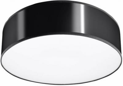 SOLLUX LIGHTING Plafonnier circulaire design ARENA D. 35 cm - Noir