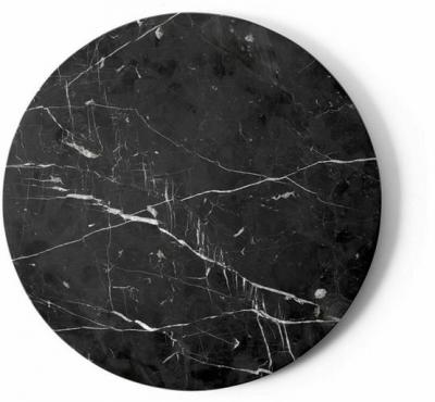 Plateau en marbre noir pour la table d'appoint Androgyne - Audo