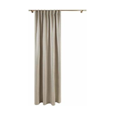 Rideau &Agrave; Ruban Fronceur Coconut Beige Clair - Madura