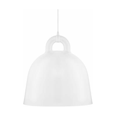 NORMANN COPENHAGEN Suspension - BELL Aluminium Blanc &Oslash; 55 x H 57 cm, c&acirc;ble L 400 cm