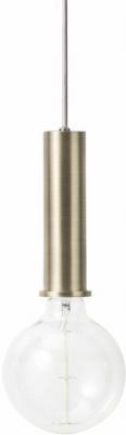 FERM LIVING Suspension blanche 34 cm socket high dor&eacute; Opal Collect - 