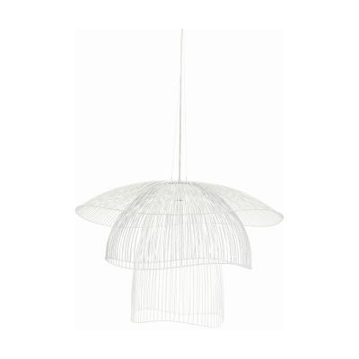 FORESTIER Suspension Papillon Large m&eacute;tal blanc / &Oslash; 100 cm - 